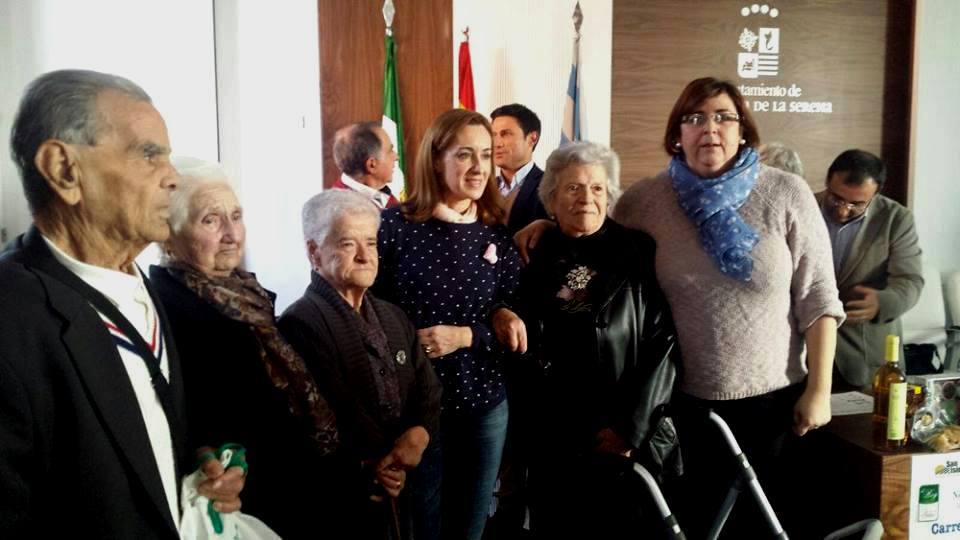 Acto de la entrega del premio.