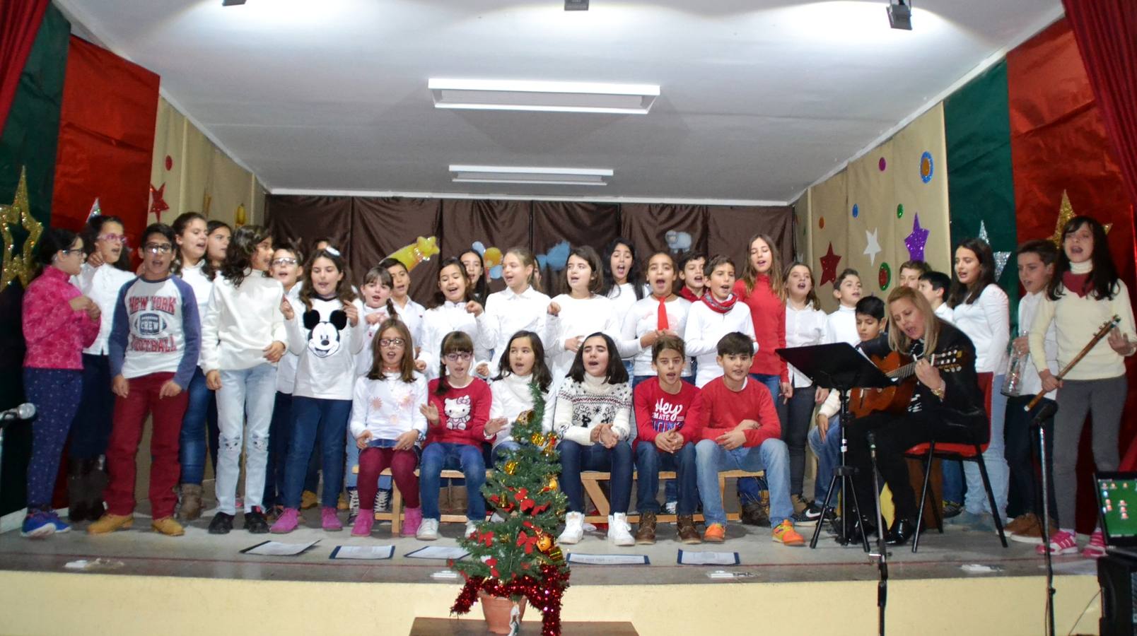 Una de las actuaciones de los alumnos.