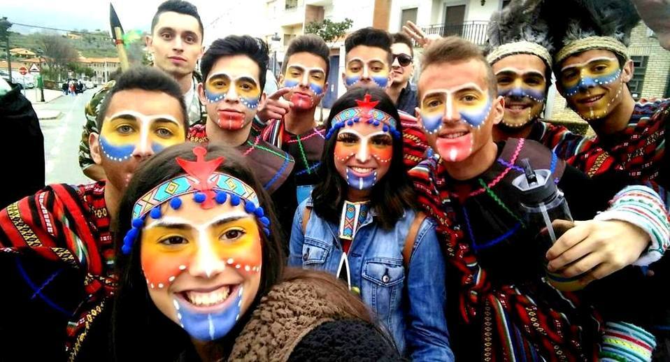 Azoreus, la encargada de escenificar el entierro de la sardina.