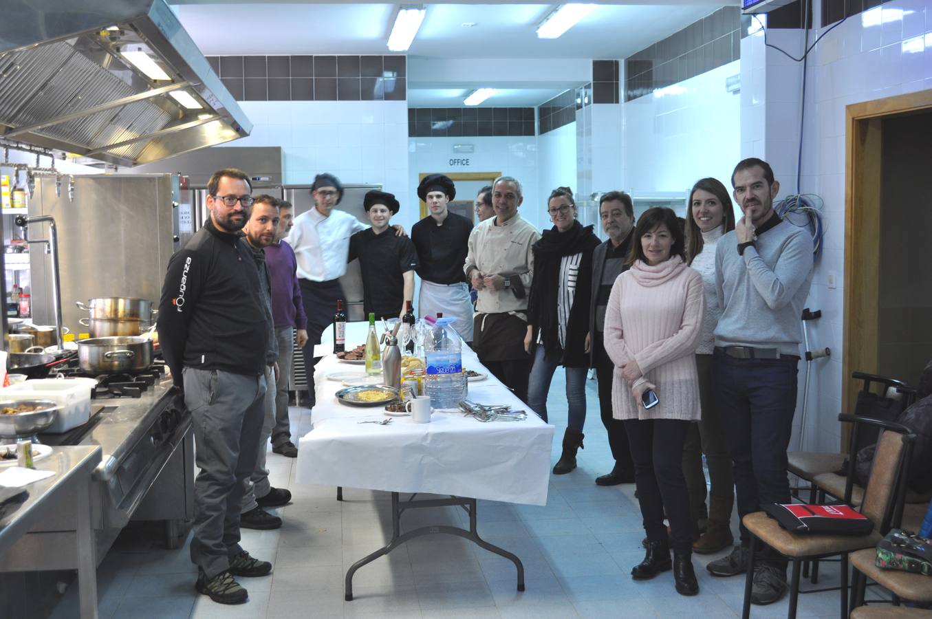 Enla cocina del Jaranda. 
