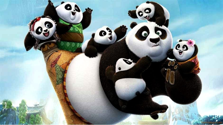 Cartelera de Kung Fu Panda 3.
