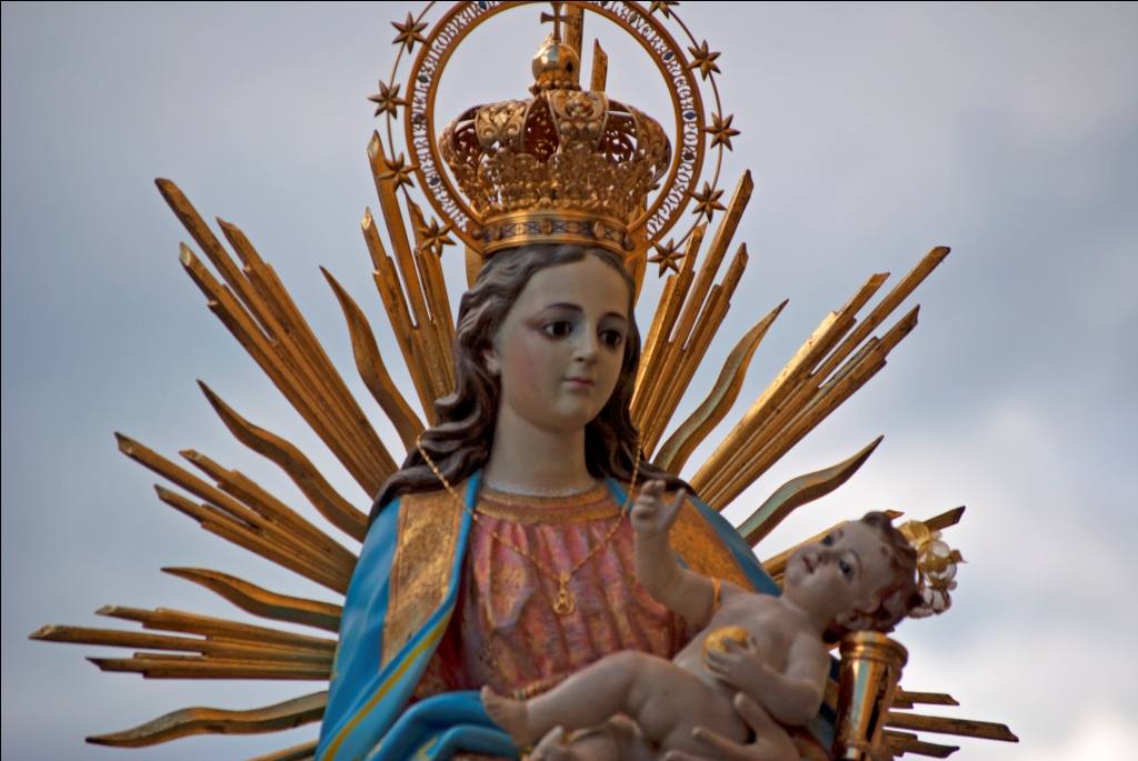 La Patrona jaraiceña, la Virgen del Salobrar . 