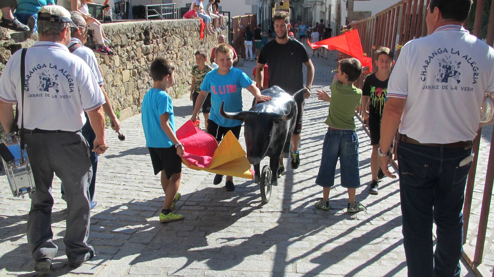 Encierro infantil, esta mañana.