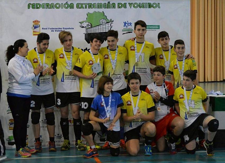 Equipo cadete, subcampeón de Extremadura.
