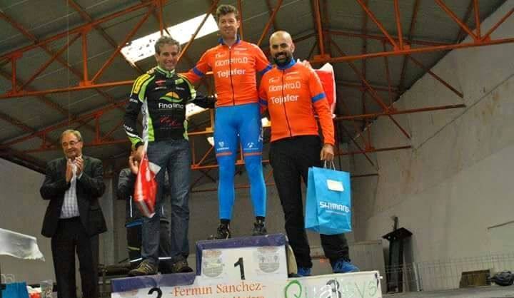 Vicente Riolobos, en el podio.