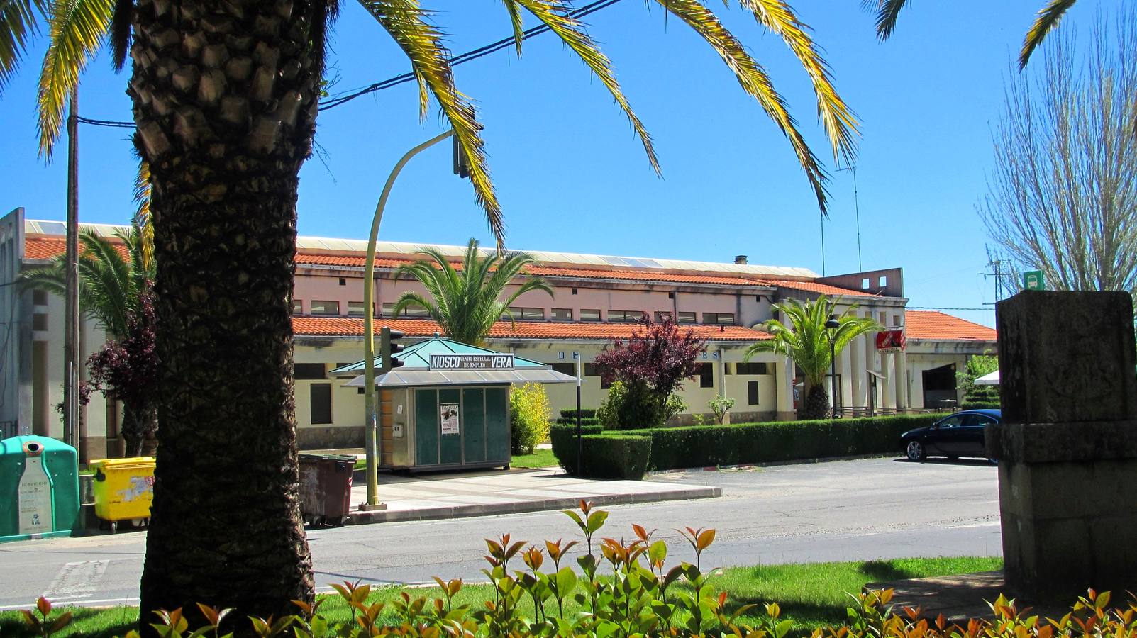 Avenida de la Constitución, afectada por los cortes. 
