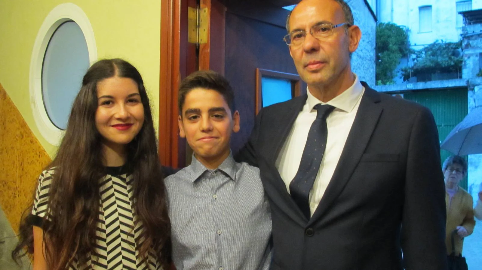 Claudia Rodríguez, Juan Sánchez y Jesús Manjón.