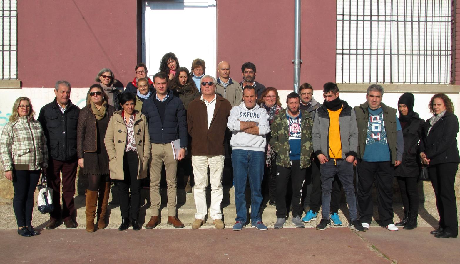 Alumnos, profesores y autoridades.