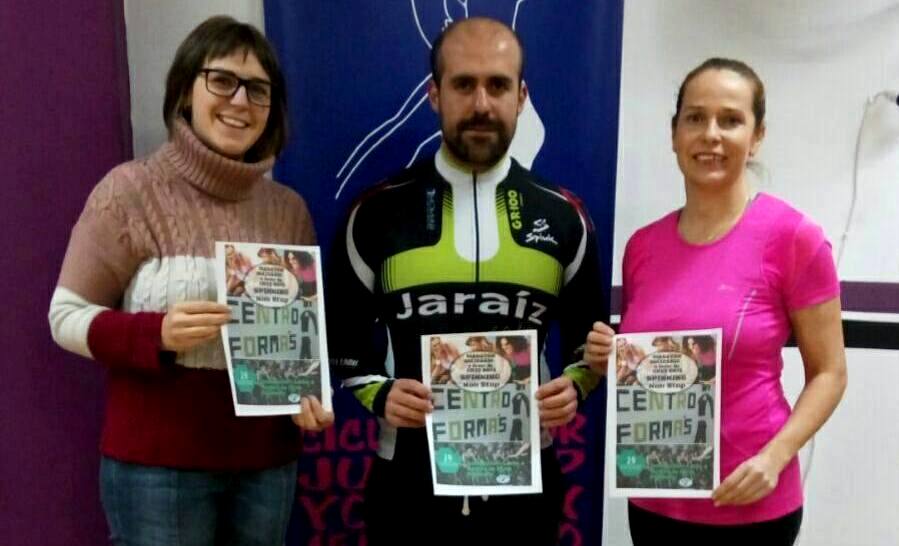 Laura Gónzalez (Cruz Roja), Rodrgio Serrano (AD Las Moriscas) y Montse Martín.