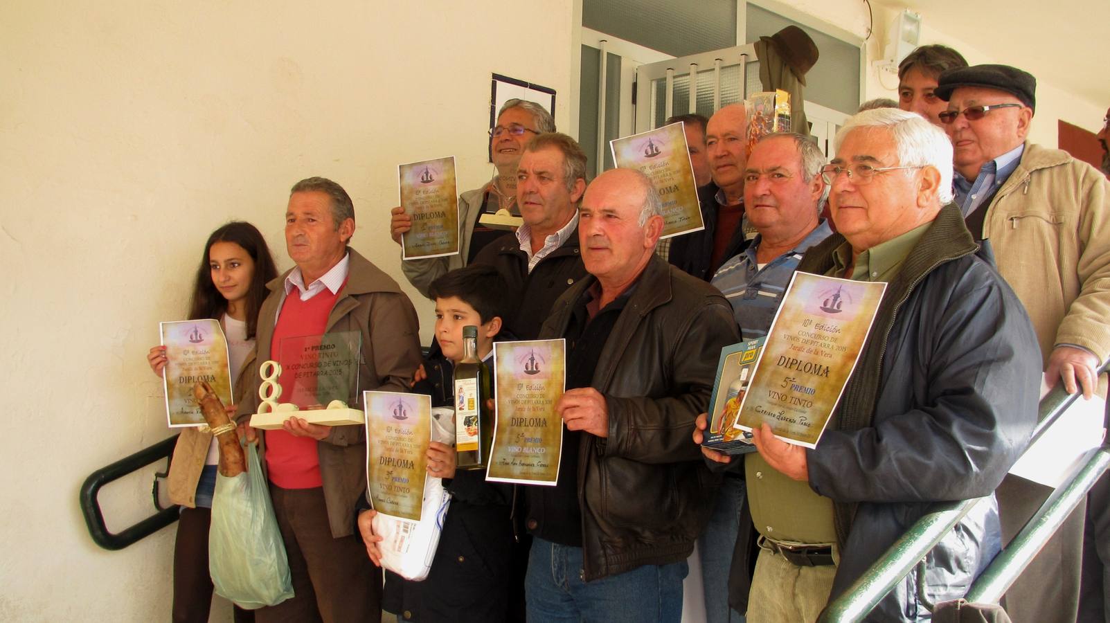 Premiados en la edición del pasado año.
