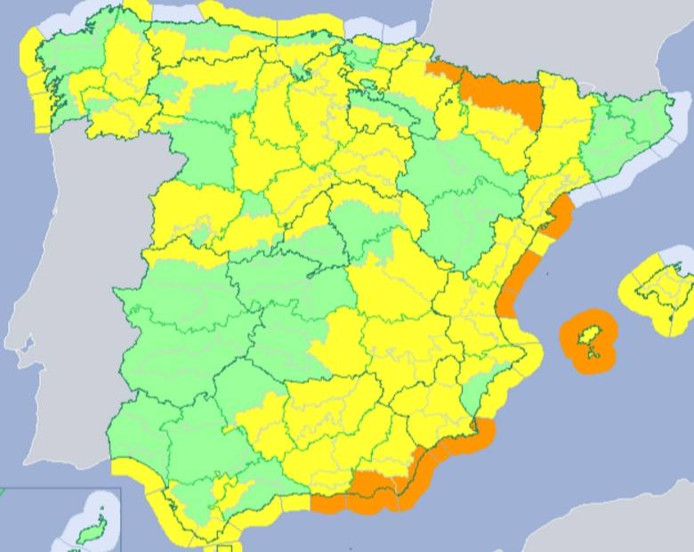 El aviso amarillo por vientos y nieve en el norte de Extremadura se amplía hasta medianoche