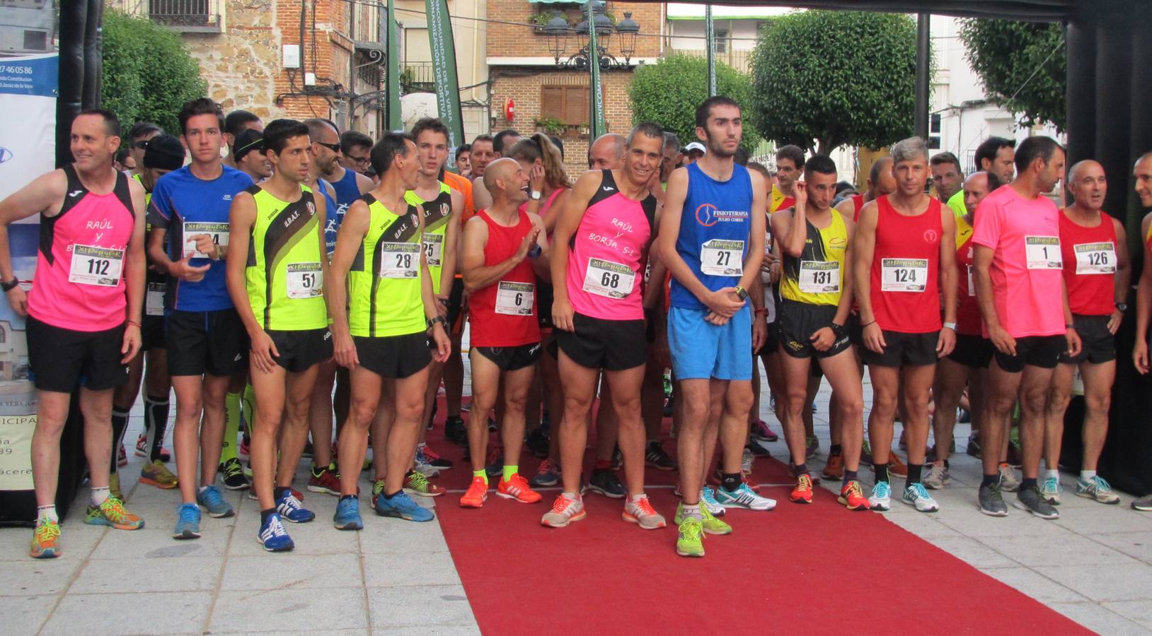 Salida en la carrera de Jaraíz. 