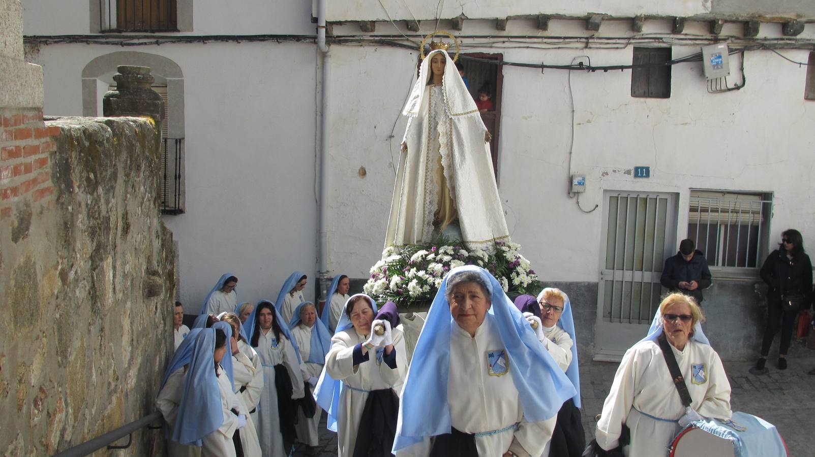 La procesión del Encuentro cierra la Semana Santa jaraiceña