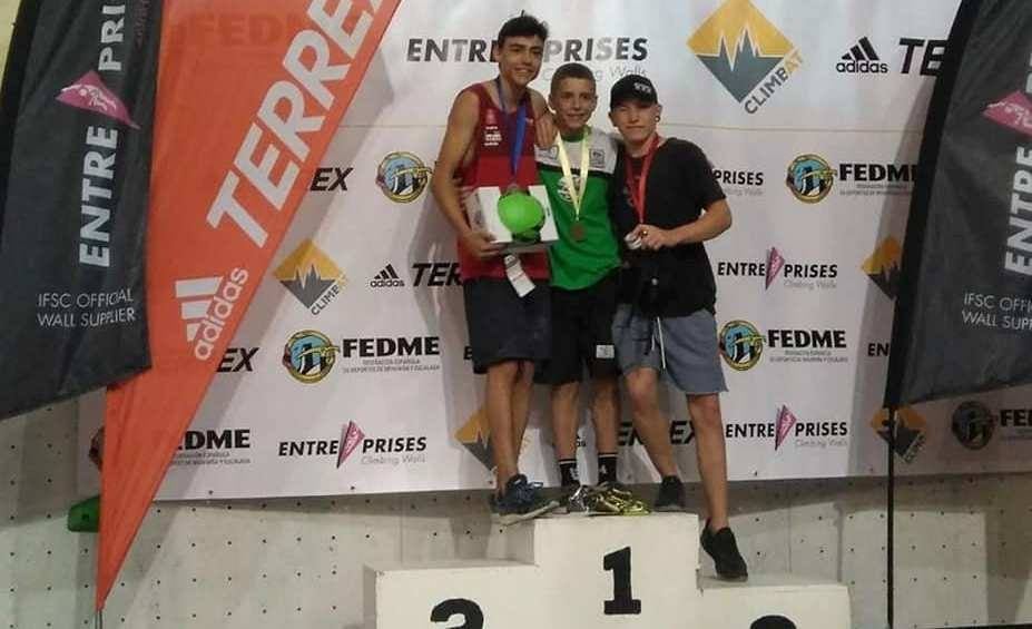 Pablo Rodríguez gana la 2ª prueba de la Copa de España de Escalada Sub-18