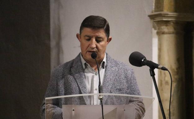 Juan Manuel Pérez en un momento de su intervención. 