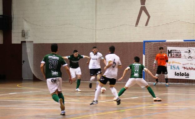 Durante el partido.