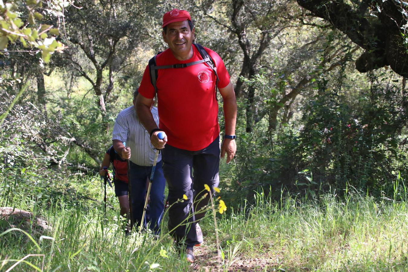 Más de 480 personas han disfrutado, esta mañana, de una nueva edición de la 'Ruta Templaria', organizada por la Asociación Grupo Senderista Jerezano 'Las Chorreras' con el apoyo del Ayuntamiento de Jerez, el Programa de Dinamización Deportiva de la Mancomunidad Sierra Suroeste, 'Euexia Rural' y el patrocinio de diferentes casas comerciales de la localidad. Jerez de los Caballeros y su entorno han vuelto a ser protagonistas de una ruta que, este año, ha contado con un nuevo recorrido entre las cuencas de los arroyos Benferre y Casabayas. La jornada ha comenzado en el Parque de Santa Lucía y ha finalizado en la Plaza de la Alcazaba con una paella y la actuación musical de 'Dale al Play'.