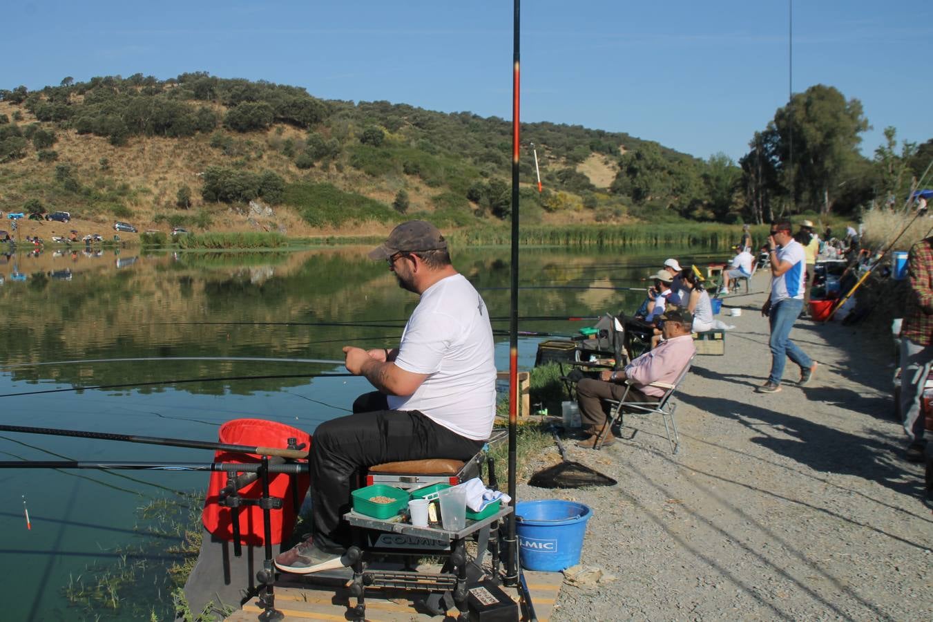 Buen ambiente pero pocas tencas en el 301 aniversario del Concurso tradicional de Pesca 'Charca de la Albuera' que se ha celebrado este domingo 2 de junio en el enclave natural del que toma su nombre. esta cita organizada por la Sociedad de Pesca Balboa. Francisco Pérez Caballo con una captura de 11.380 gramos ha sido el ganador de esta edición. 