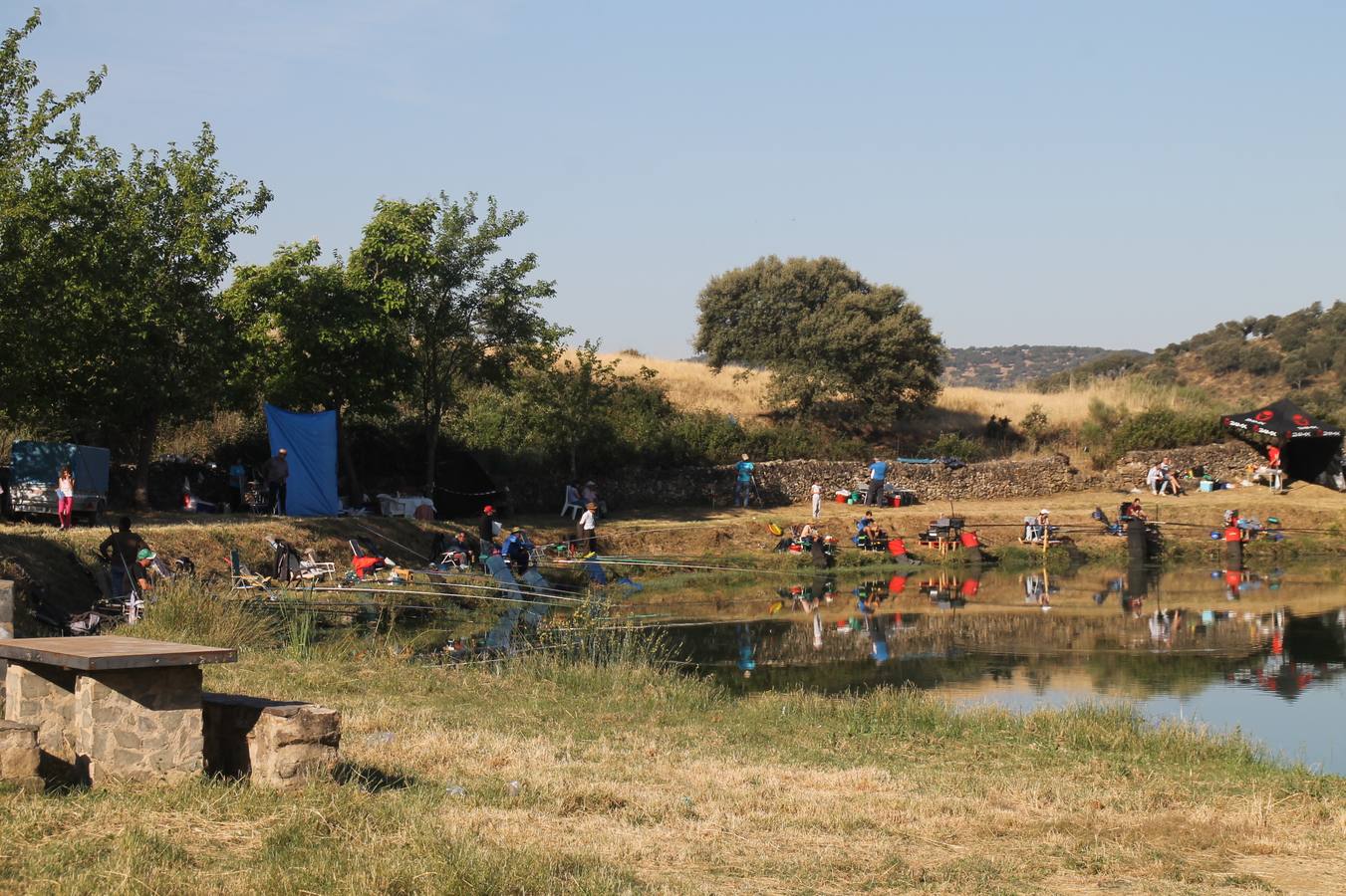 Buen ambiente pero pocas tencas en el 301 aniversario del Concurso tradicional de Pesca 'Charca de la Albuera' que se ha celebrado este domingo 2 de junio en el enclave natural del que toma su nombre. esta cita organizada por la Sociedad de Pesca Balboa. Francisco Pérez Caballo con una captura de 11.380 gramos ha sido el ganador de esta edición. 