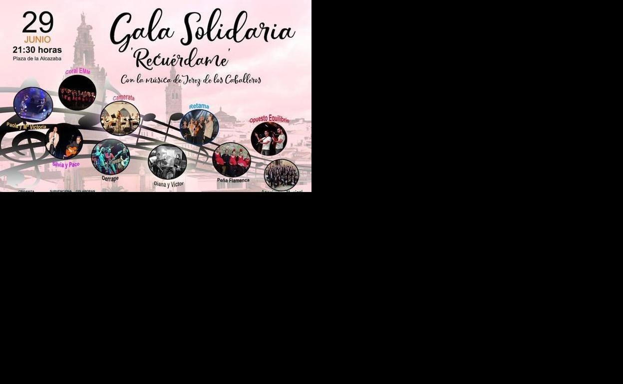 Cartel de la gala.