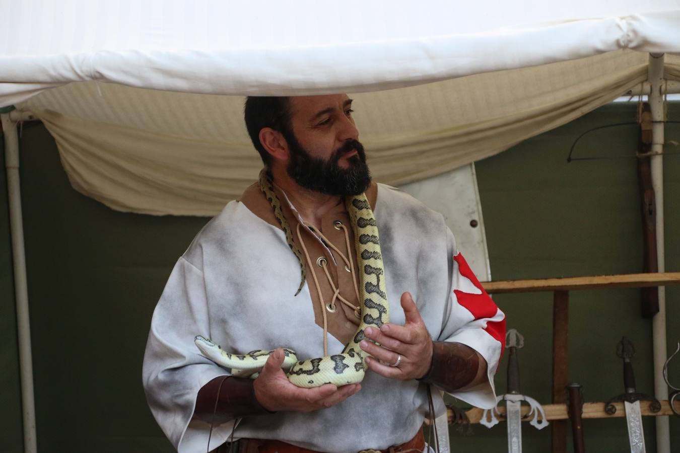 La música y el espectáculo marcaron, ayer, la despedida del XVI Festival Templario. La Asociación Musical Jerez de los Caballeros, bajo la dirección de David Carrasco y Antonio Amaro, fue la encargada de poner el broche final a esta edición del Festival con su tradicional concierto en el auditorio de la Plaza de la Alcazaba. El público asistente disfrutó con las 11 obras que interpretaron y no dudaron en ovacionarles. Carrasco agradeció, un año más, su presencia y confianza en la Asociación.