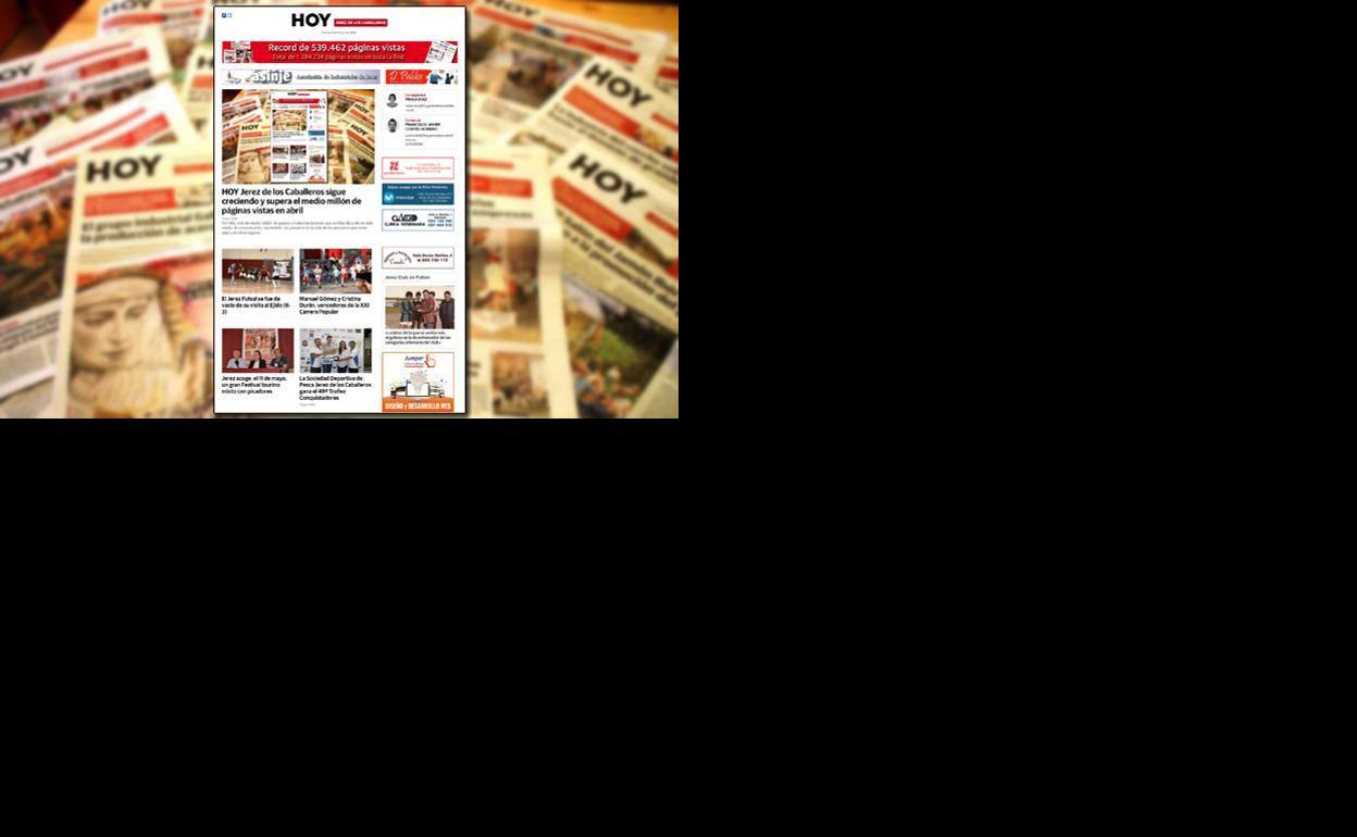 HOY Jerez de los Caballeros encabeza la red de Hiperlocales del Diario HOY en páginas vistas