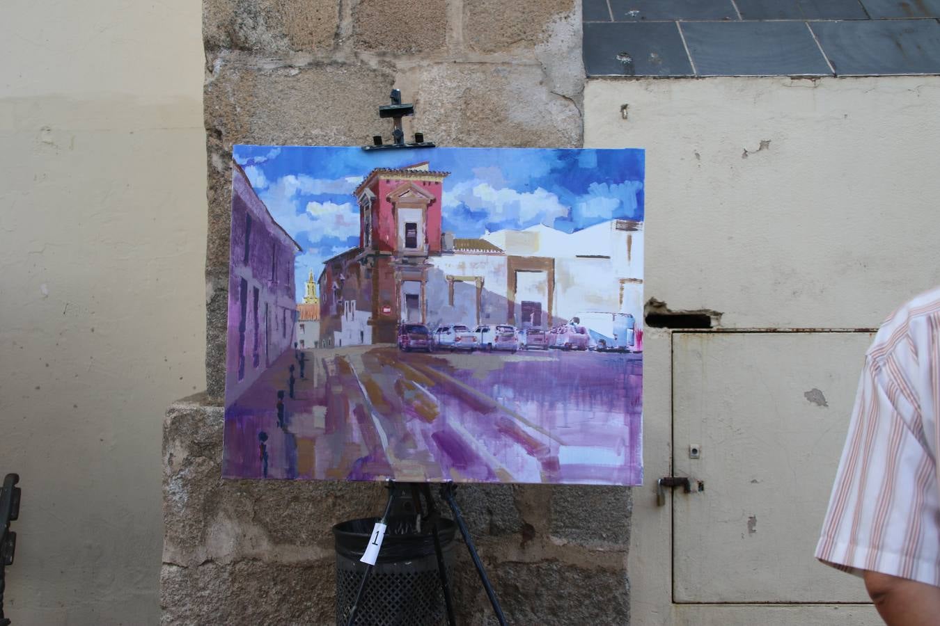 El cacereño Federico Plasencia Chacón se ha alzado, hoy, con el primer premio, dotado con 1.000 euros, del XV Concurso de Pintura al Aire Libre 'Francisco Benavides'. Blas Tomás Ibáñez, de Ontiyent, ha conseguido el segundo premio, dotado con 700 euros, y Carlos Santos Marques, de Lisboa, el tercer premio, dotado con 400 euros.Desde primera hora de la mañana, los participantes han elegido el lugar y la técnica a utilizar en sus respectivos lienzos que, una vez finalizado el Concurso, se han expuesto en la Plaza de España. El citado Concurso, organizado por el Ayuntamiento, a través de la Concejalía de Cultura y la Universidad Popular del municipio con el apoyo de la Diputación de Badajoz, ha realzado, un año más, la riqueza patrimonial de Jerez de los Caballeros, Conjunto Histórico artístico y monumental, siendo sus paisajes, iglesias, parques, fuentes y gentes los principales protagonistas. 