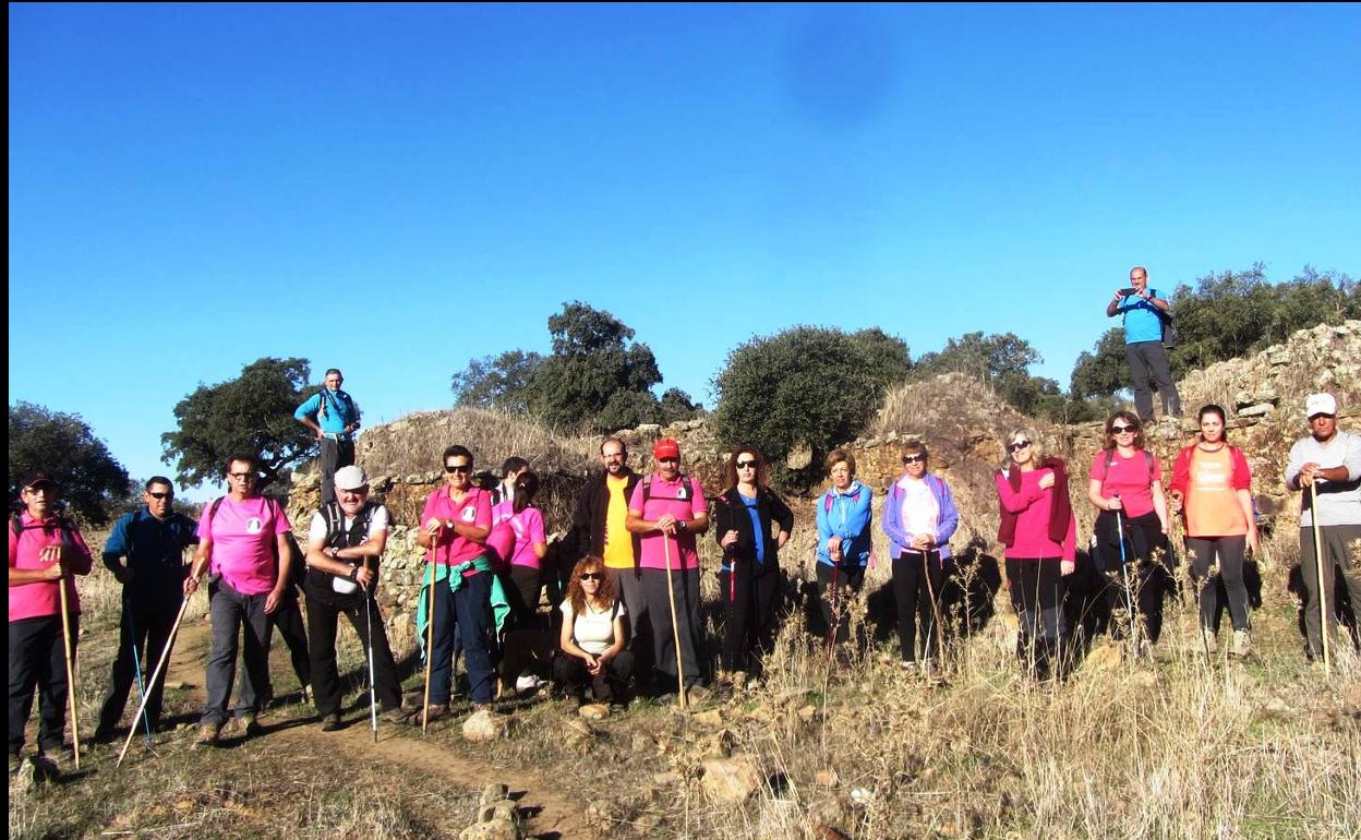 Componentes del Grupo en una de las rutas realizadas.