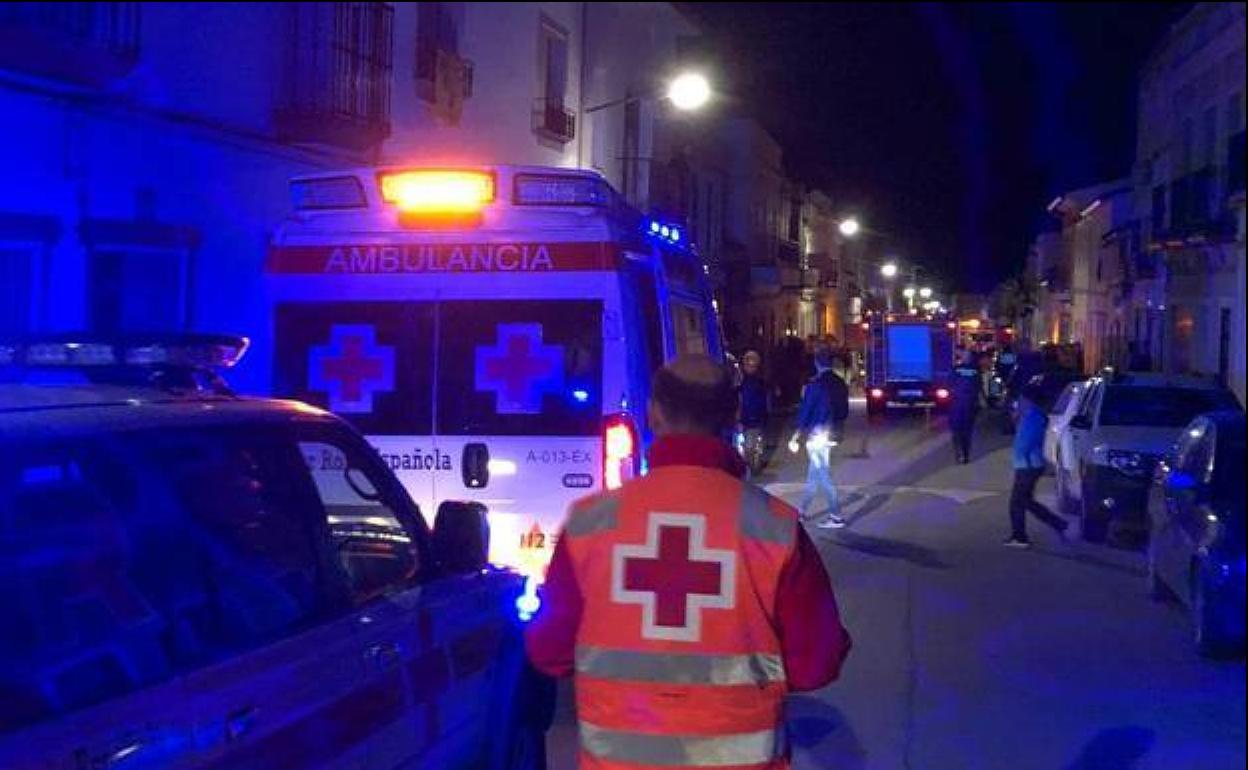 Equipo de emergencias desplazado al lugar del incendio.