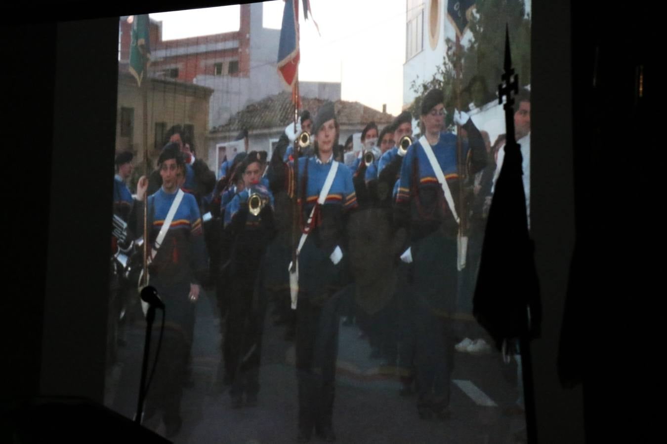 La Agrupación Musical 'Maestro Sousa' interpretando una de las Marchas de su repertorio para esta Semana Santa.