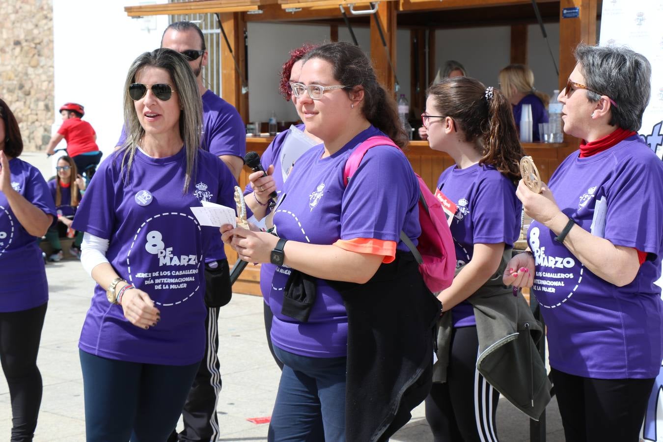 Participantes en la II Carrera de la Mujer.