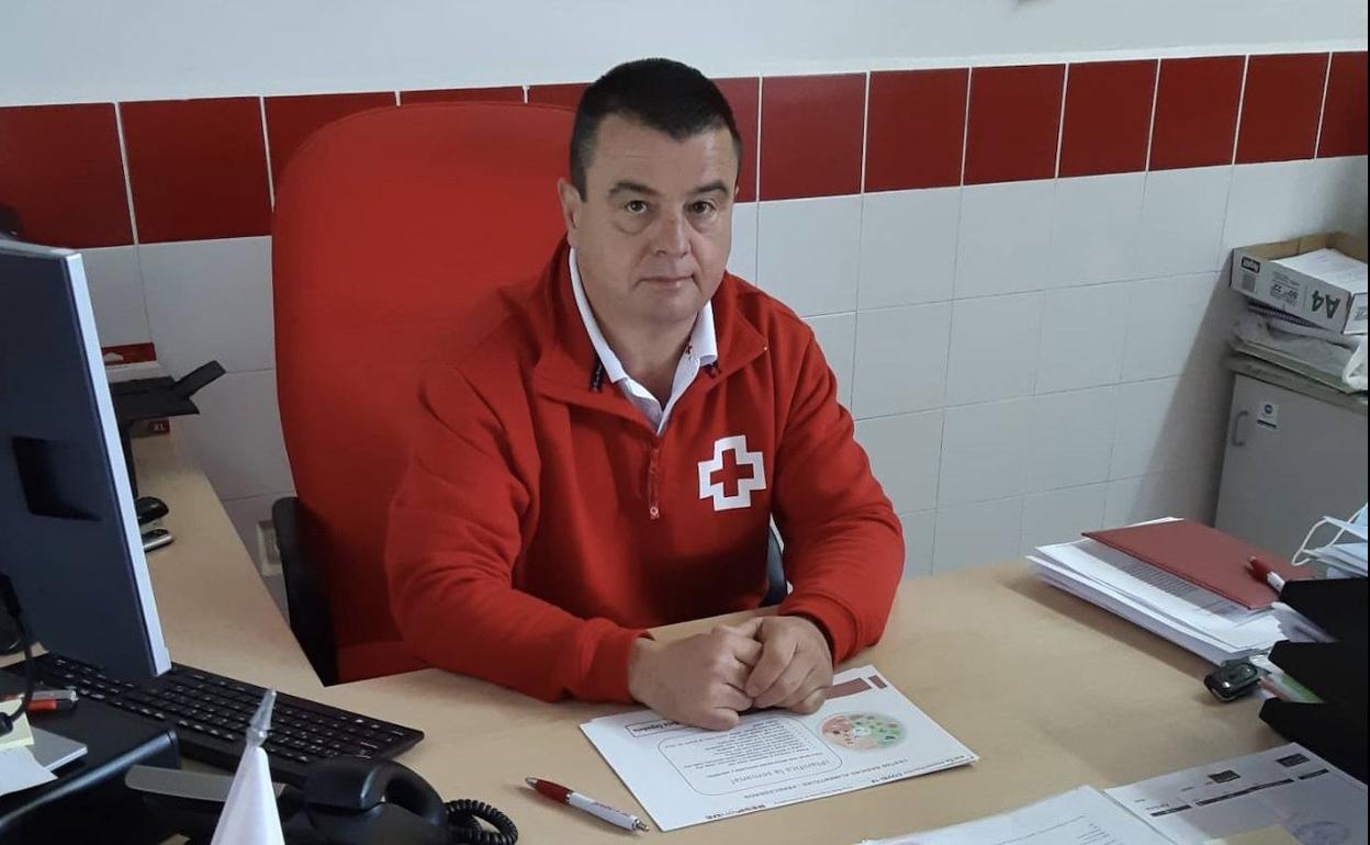 Manuel Borrachero, presidente de la Asamblea Local de Cruz Roja en Jerez.