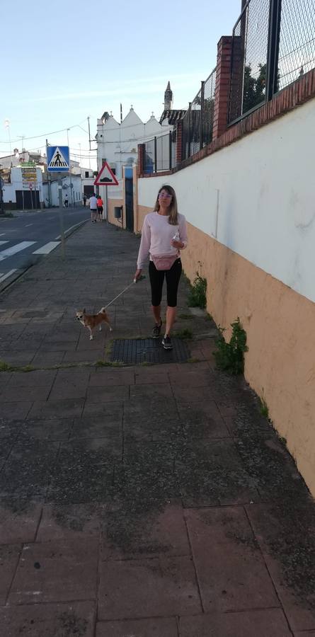 Muchos jerezanos celebraron la posibilidad de hacer deporte al aire libre.