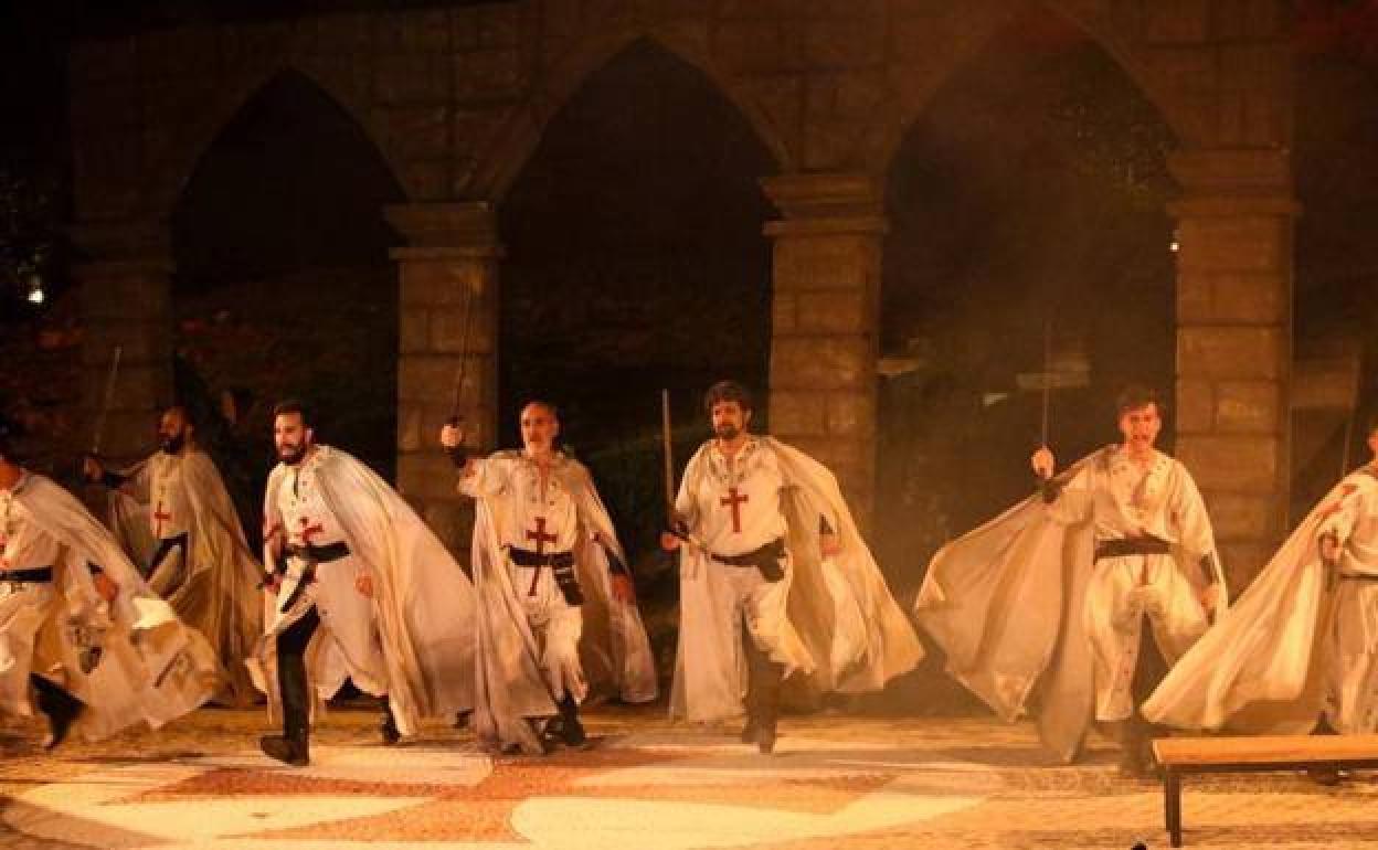 Escena de la obra teatral 'El Último Templario de Xerez'.