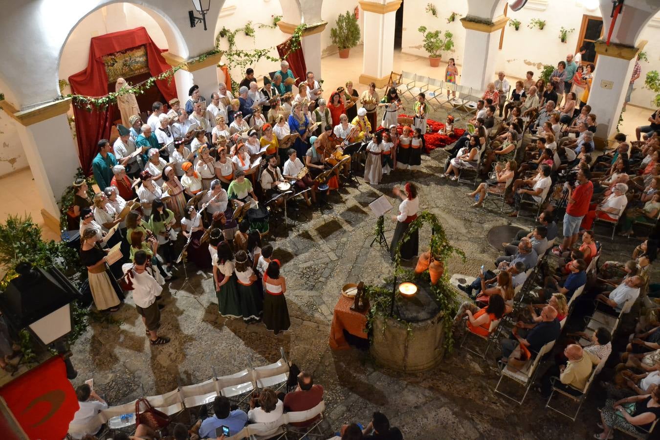 Concierto de la Asociación Musical de Jerez de los Caballeros en el cierre del Festiva Templario.