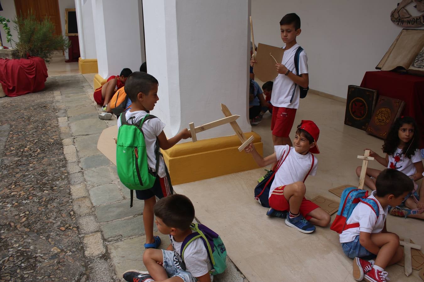 Recinto amurallado de la Alcazaba, uno de los escenarios principales del Festival Templario.