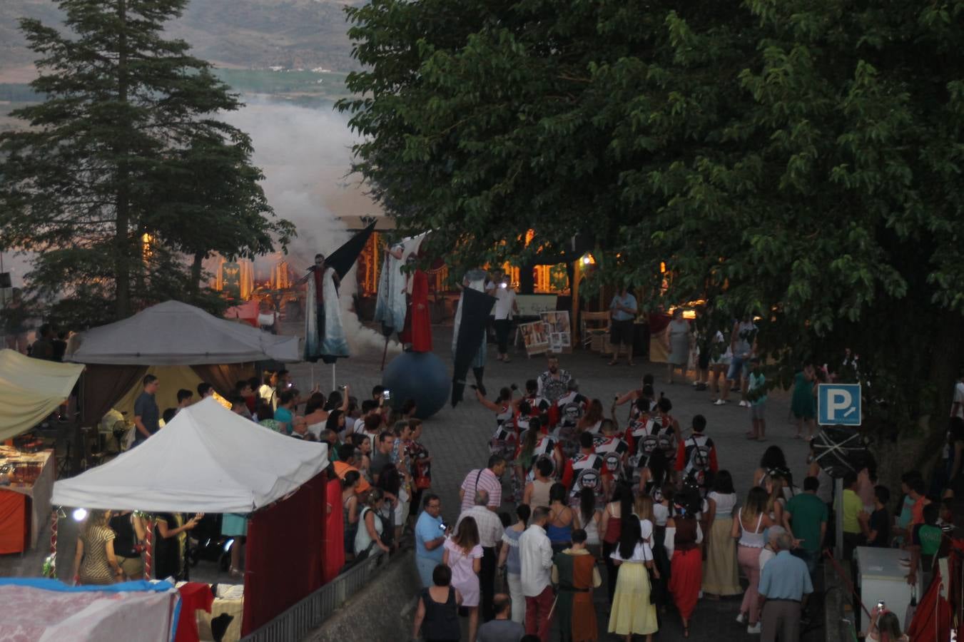 Recinto amurallado de la Alcazaba, uno de los escenarios principales del Festival Templario.