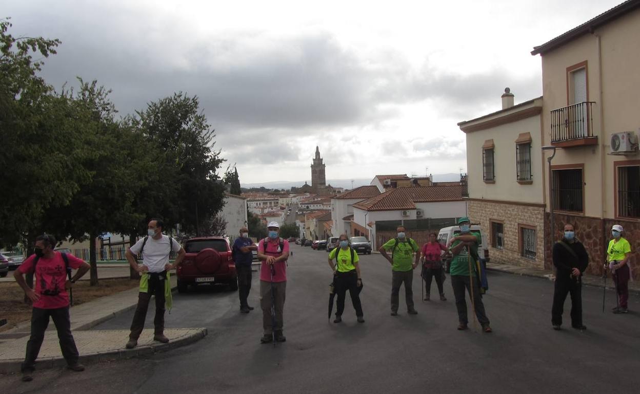 Grupo senderista 'Las Chorreras'.