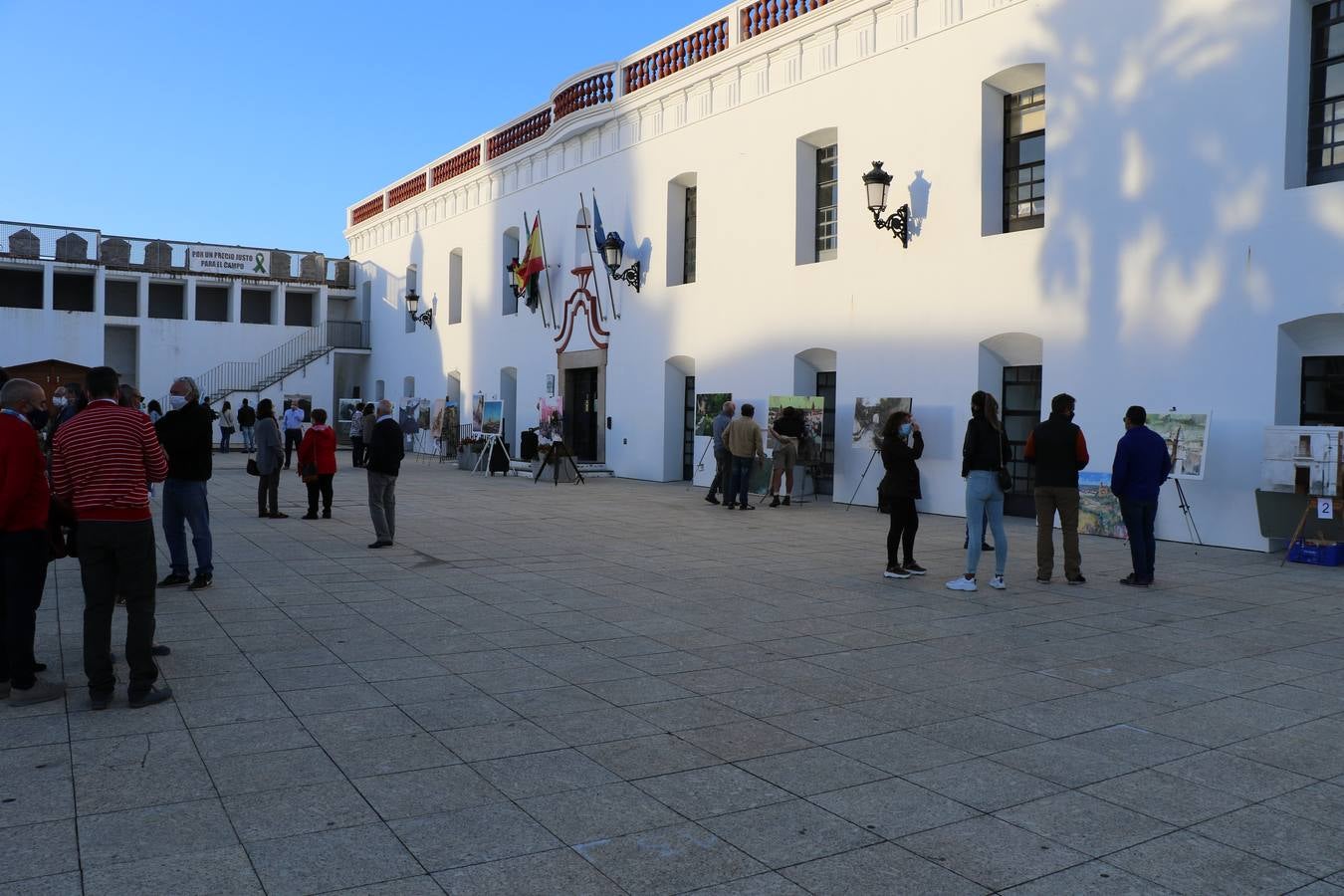 Un momento de la entrega de premios en el recinto amurallado de La Alcazaba.