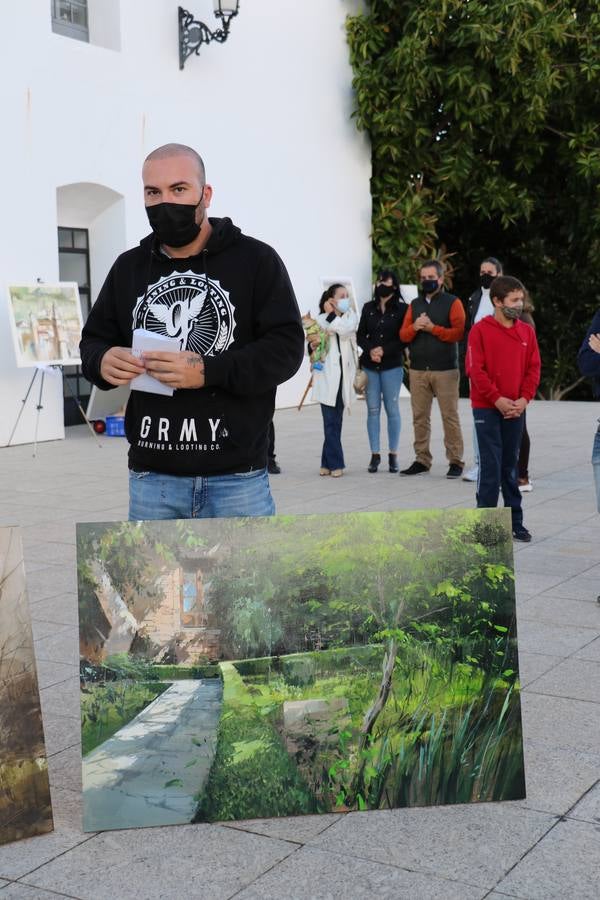 Un momento de la entrega de premios en el recinto amurallado de La Alcazaba.