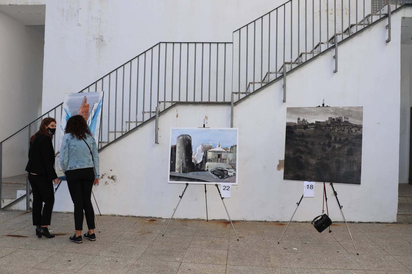 Un momento de la entrega de premios en el recinto amurallado de La Alcazaba.