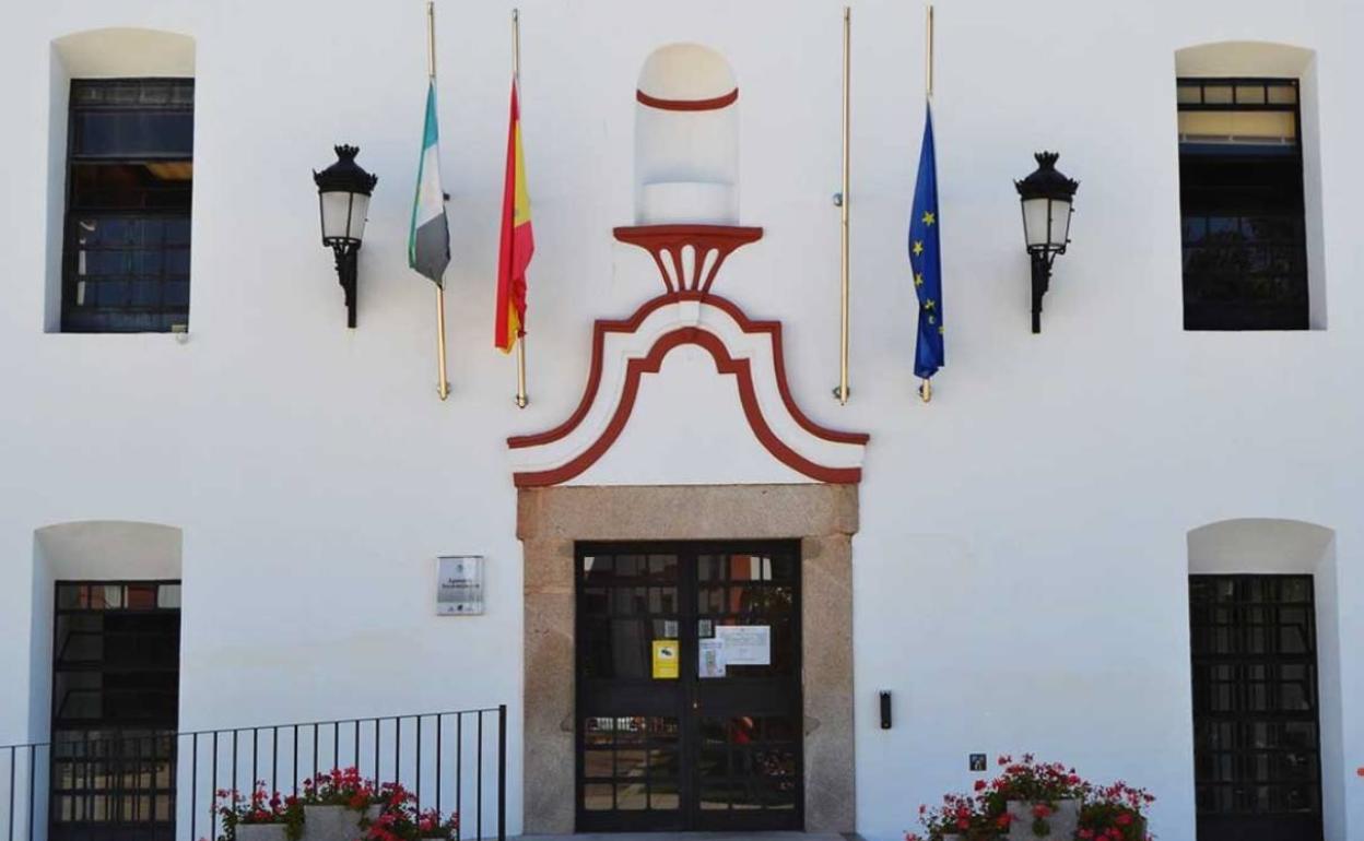Fachada del Ayuntamiento de Jerez. 