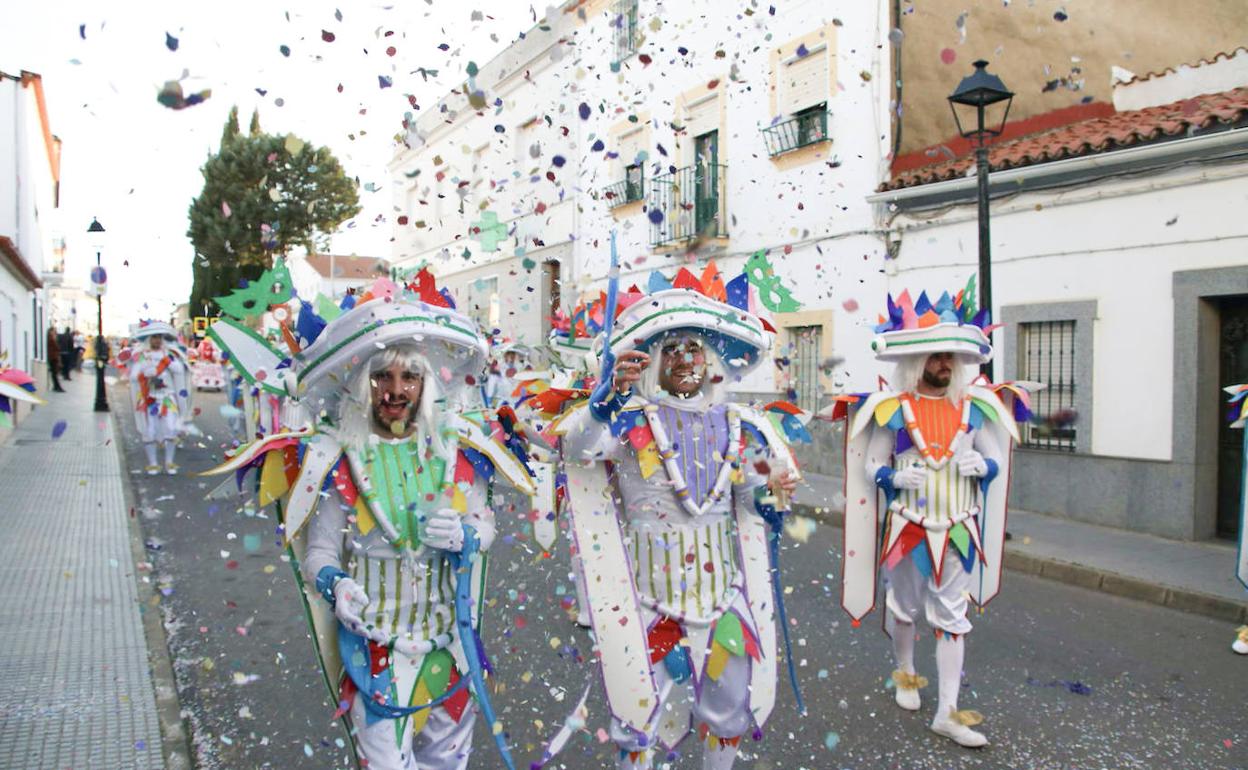 Durante el desfile de la pasada edición. 