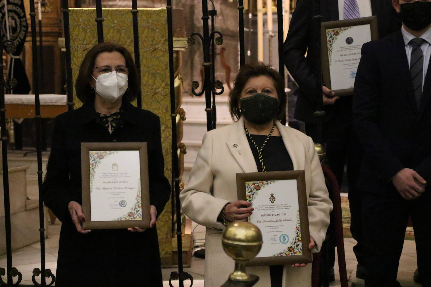 Fotos: La entrega y el compromiso hacia la Semana Santa vuelven a ser protagonistas de los premios &#039;Cruz de Guía&#039; y &#039;Caballero Cofrade&#039;