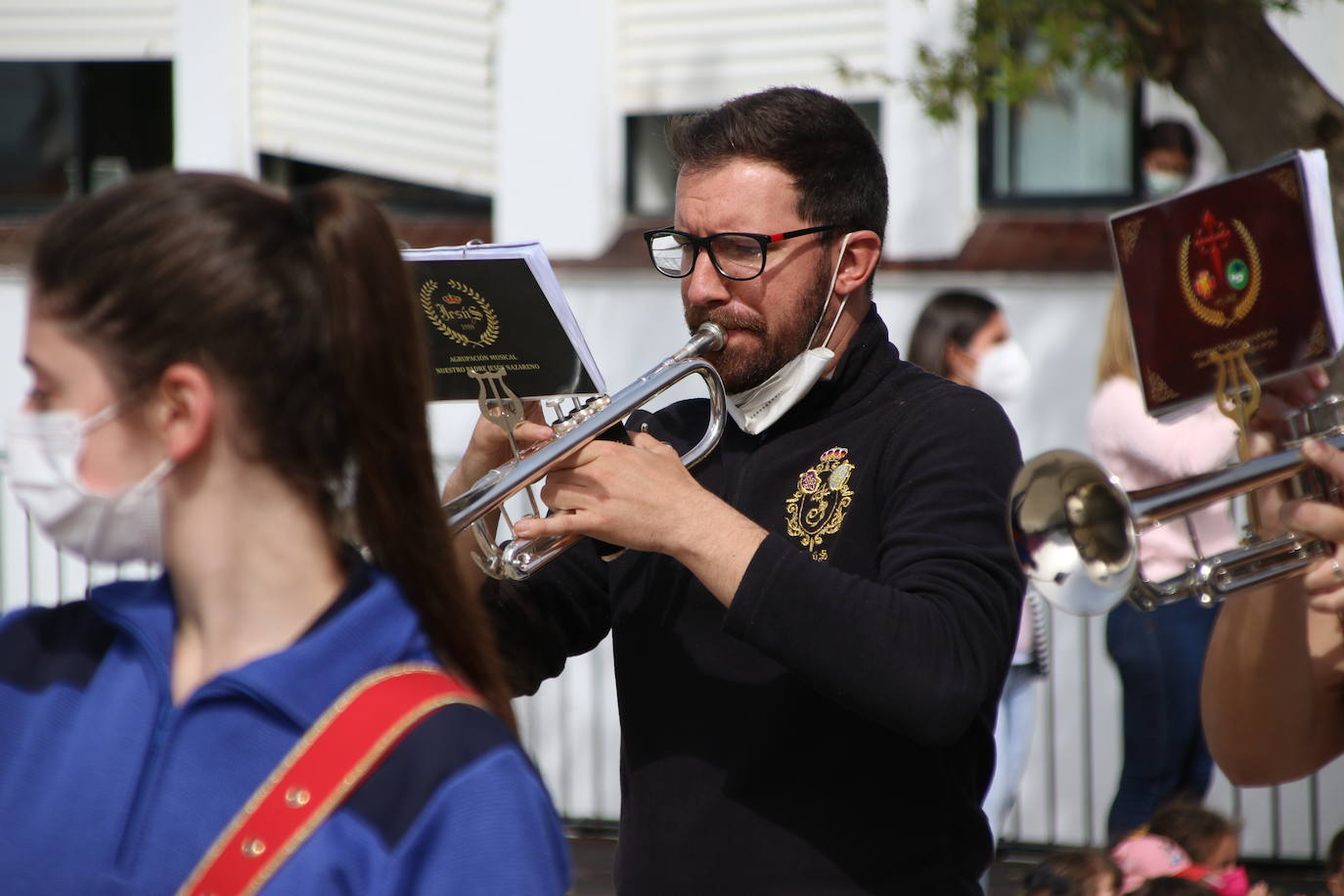 Fotos: Los sones cofrades resuenan con fervor y júbilo en el CEIP &#039;El Rodeo&#039;