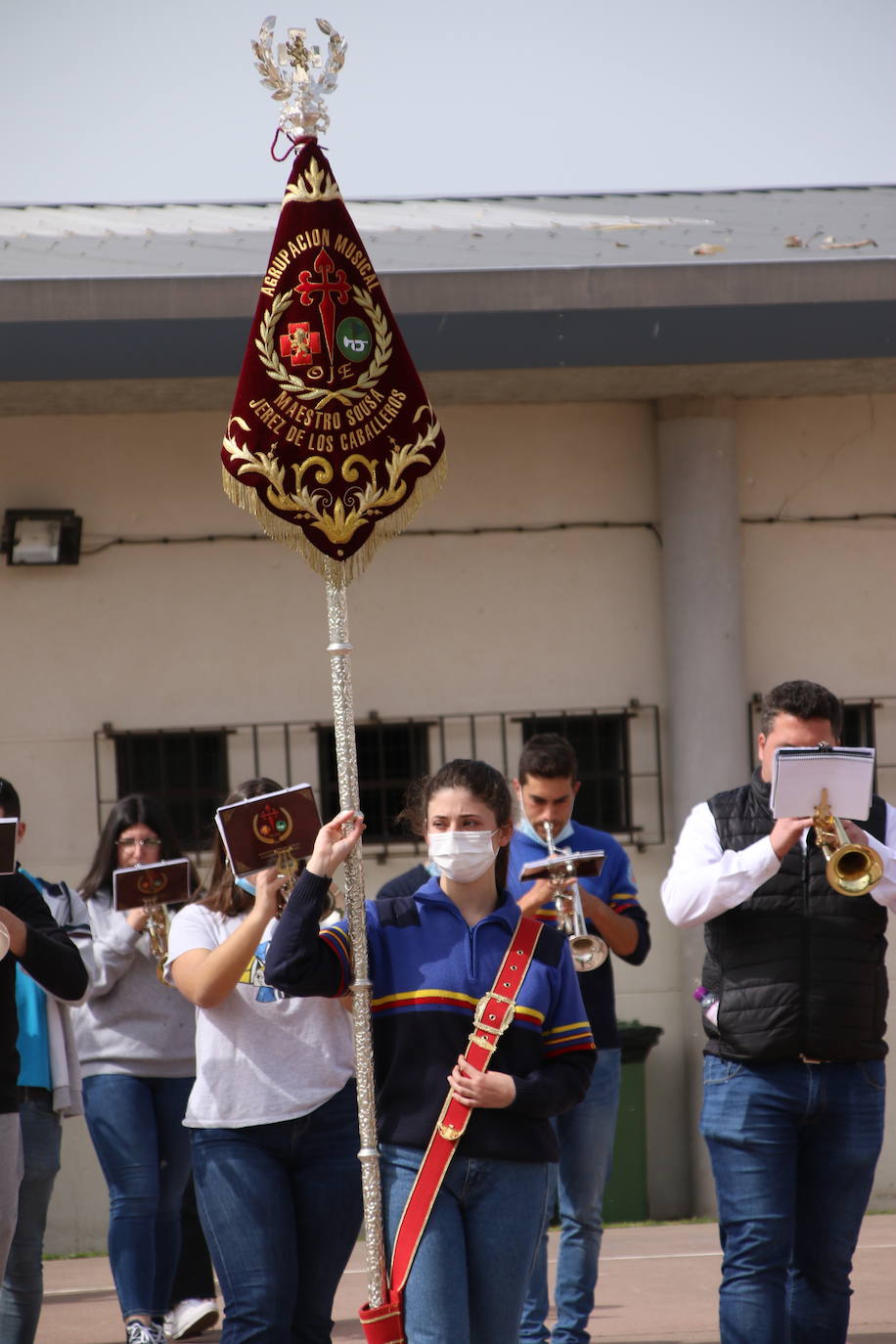 Fotos: Los sones cofrades resuenan con fervor y júbilo en el CEIP &#039;El Rodeo&#039;