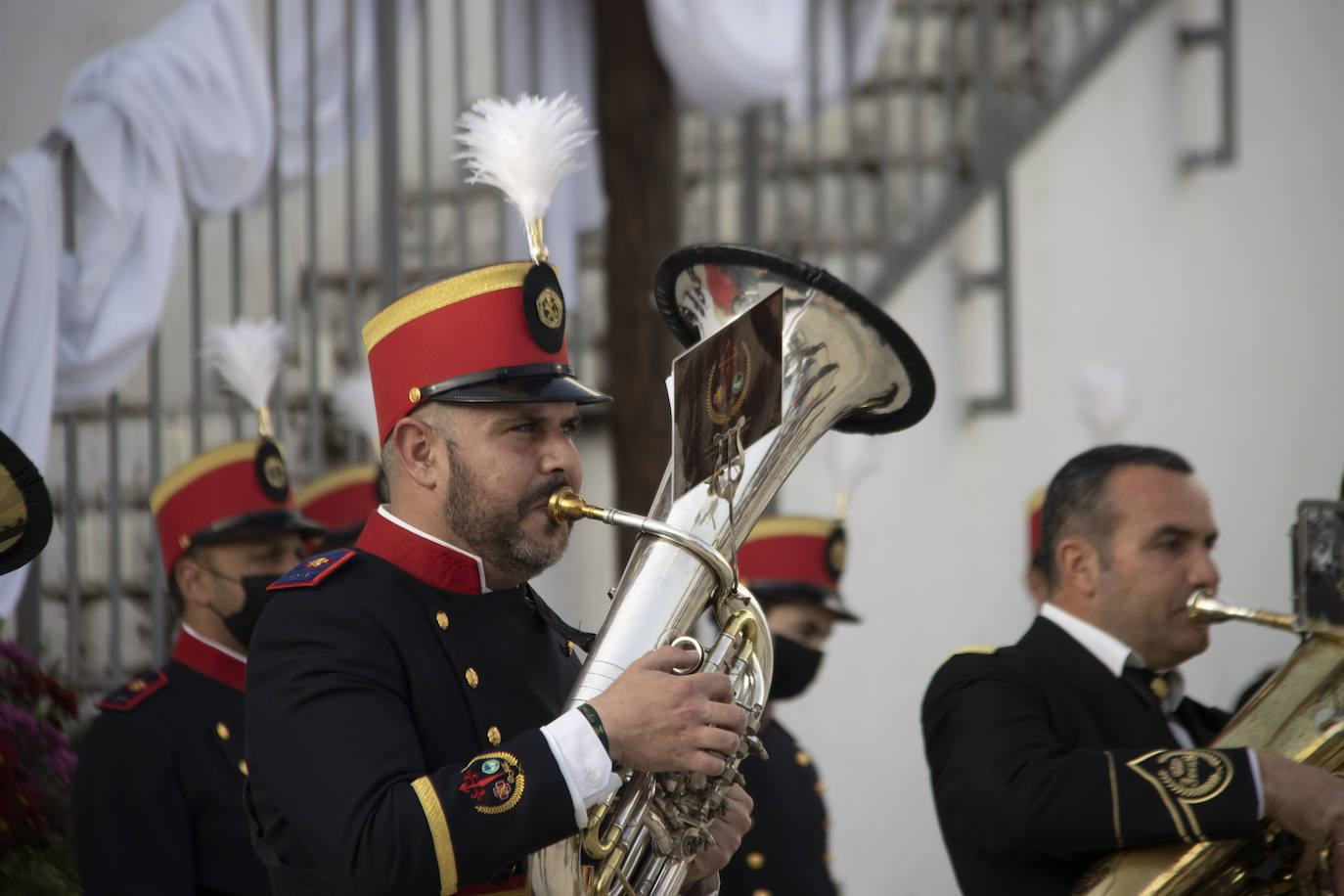 Fotos: La Plaza de la Alcazaba acoge varios conciertos de bandas con un fin solidario