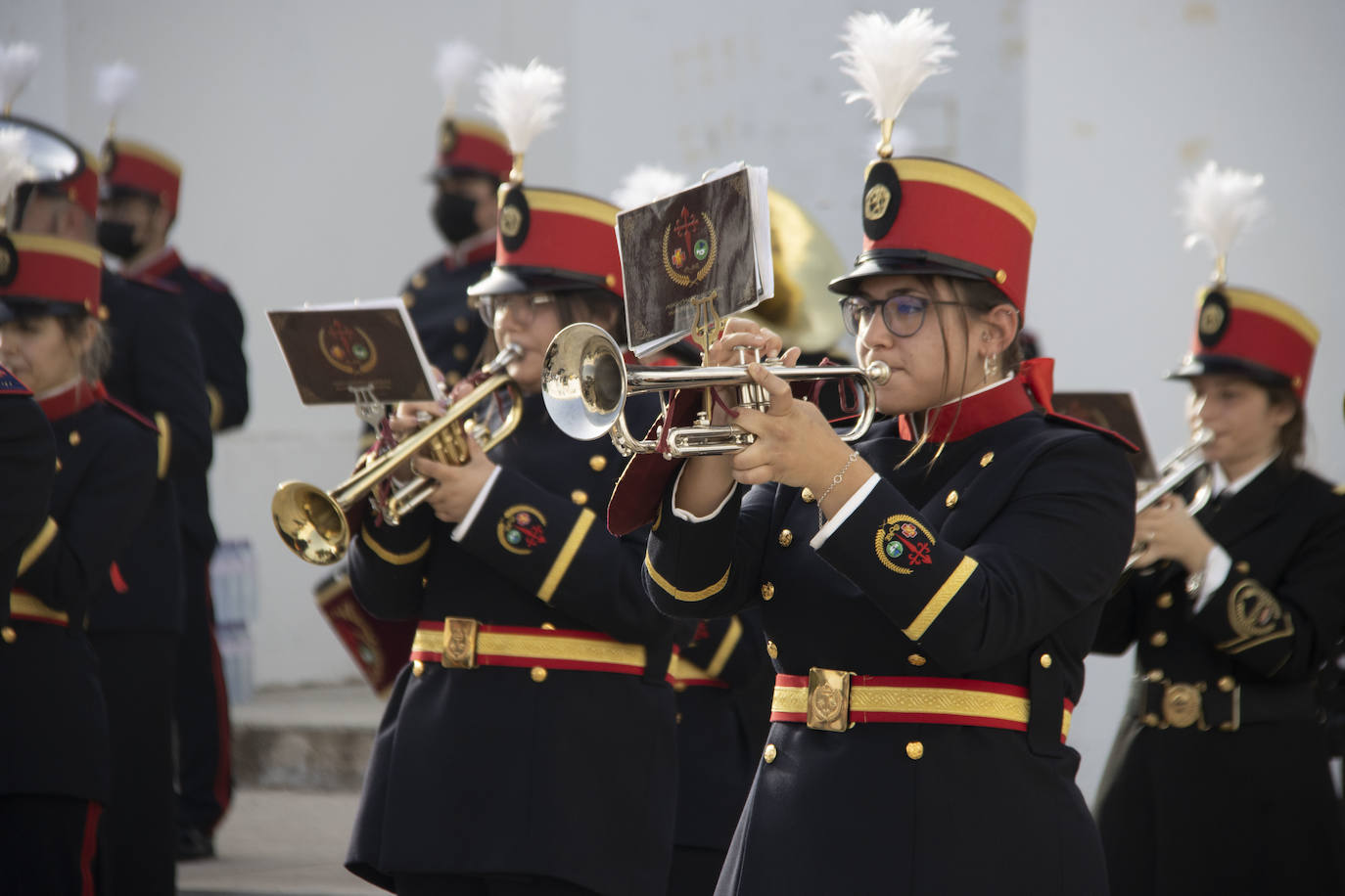 Fotos: La Plaza de la Alcazaba acoge varios conciertos de bandas con un fin solidario
