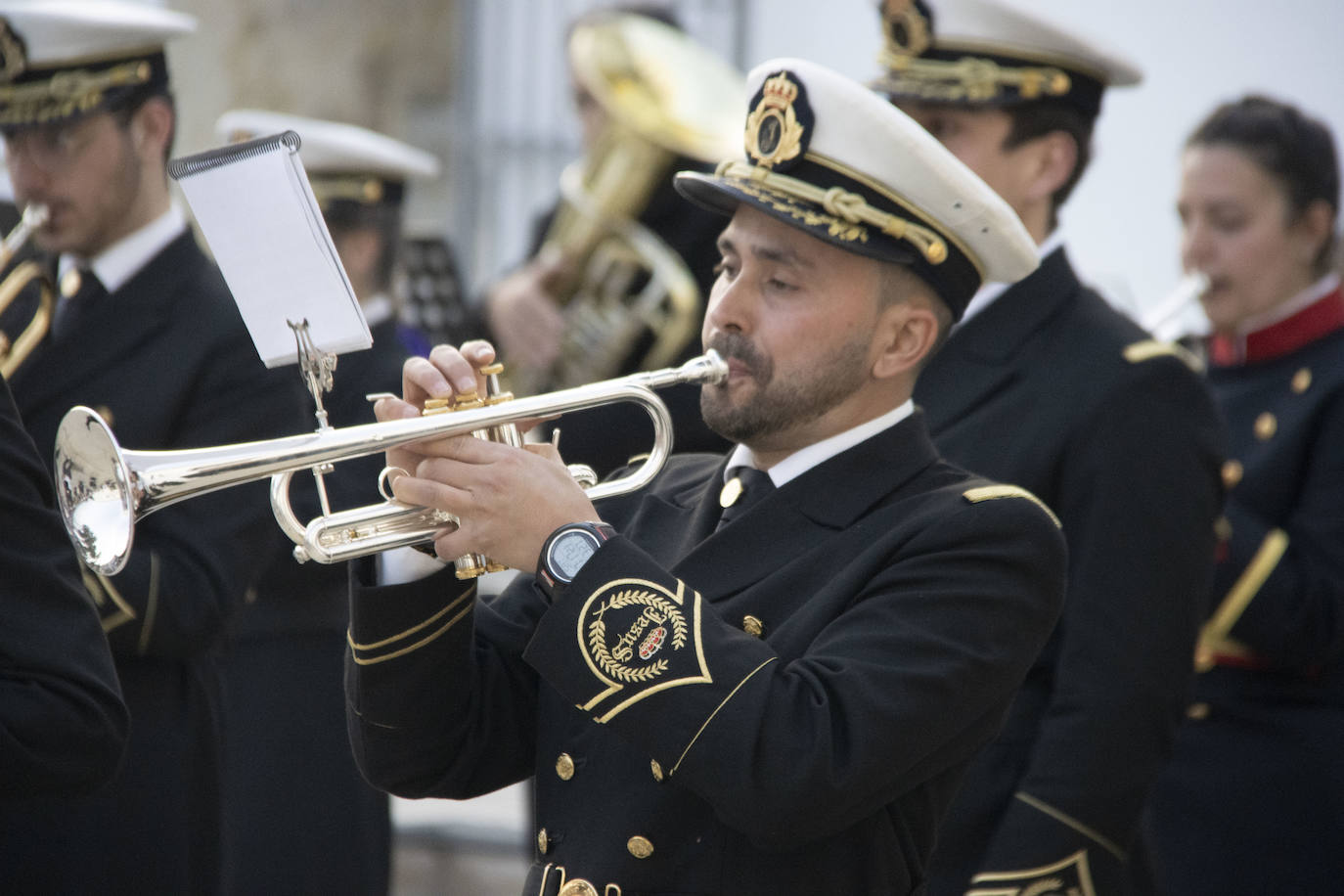 Fotos: La Plaza de la Alcazaba acoge varios conciertos de bandas con un fin solidario