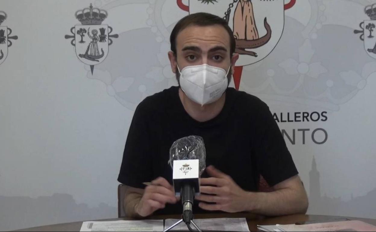 David Trejo, portavoz del PSOE. 